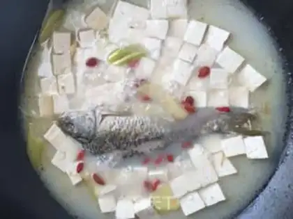 Make Tofu soup step 6
