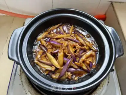 Make Salt fish eggplant step 9