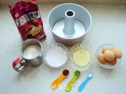 Make A tampon cake step 0