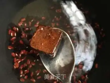 Make Little bean, sweet rice congee step 5