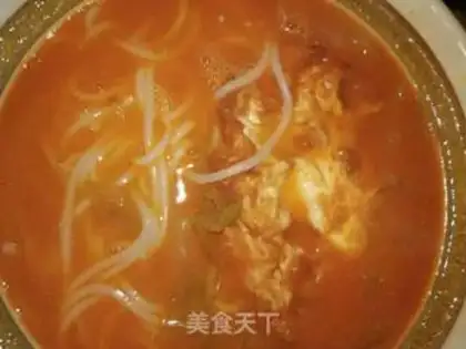 Make Spicy shrimp rice powder step 7