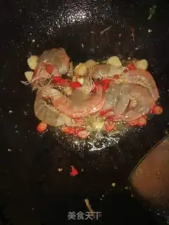 Make Spicy shrimp rice powder step 8