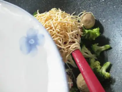 Make Beefball broccoli step 2