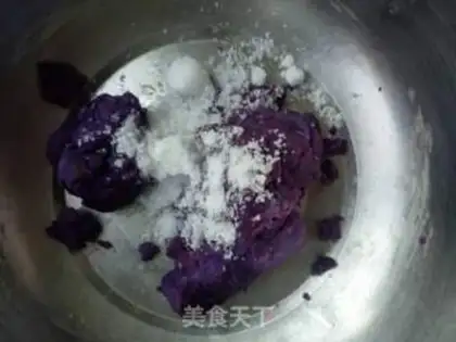 Make Red bean moon cake step 4