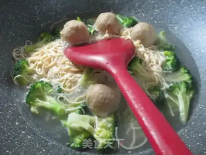 Make Beefball broccoli step 3