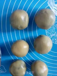Make Red bean moon cake step 7