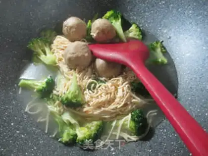 Make Beefball broccoli step 6
