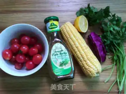 Make Tomato corn salad step 0