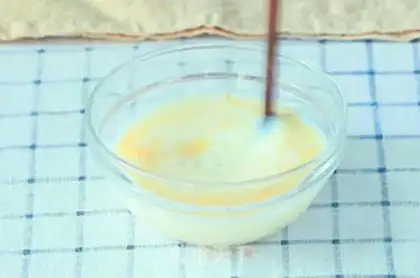 Make Pumpkin milk and rice cake step 1