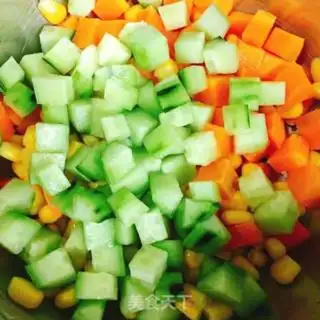 Make Vegetable salad step 3