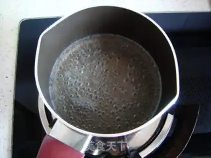 Make Mango pudding step 1