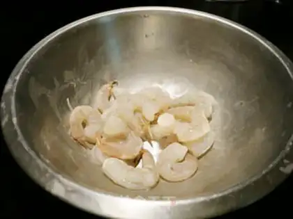 Make Shrimp and bitter melon step 2