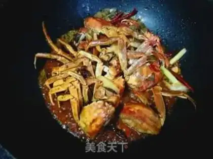 Make Spicy crabs step 10