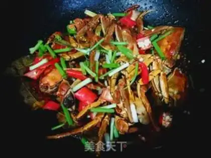 Make Spicy crabs step 11