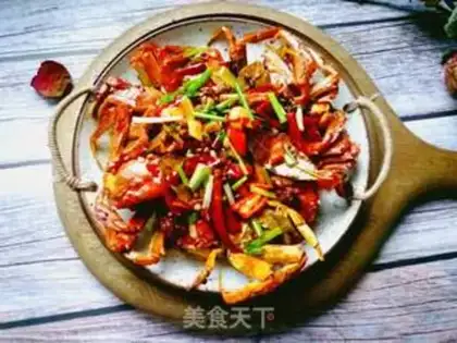 Make Spicy crabs step 13