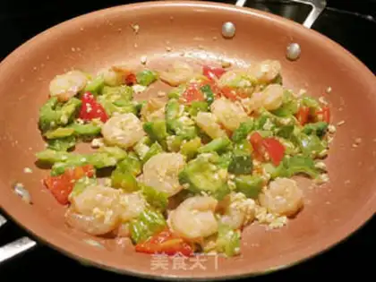 Make Shrimp and bitter melon step 9