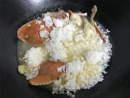 Make Pour crabs for porridge step 8