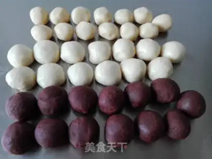 Make Red bean souffle step 2