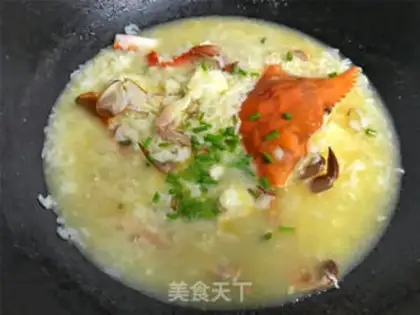 Make Pour crabs for porridge step 9