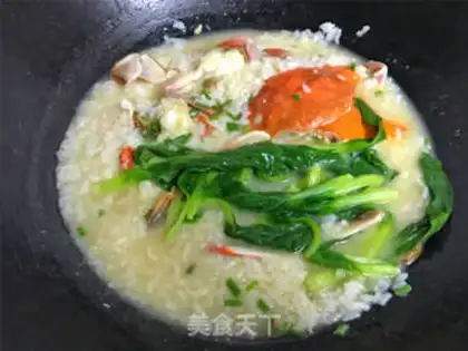 Make Pour crabs for porridge step 10