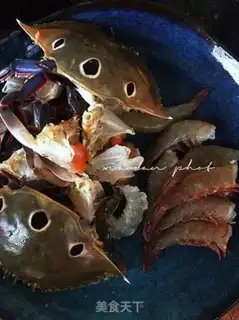 Make Crab congee step 1