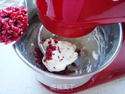 Make Goo-goo-Hoff cranberry bread step 3