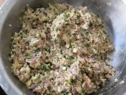 Make Pork cabbage dumplings step 5
