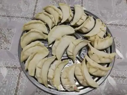Make Pork cabbage dumplings step 6