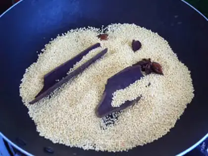 Make Chicken steamed pumpkin step 5