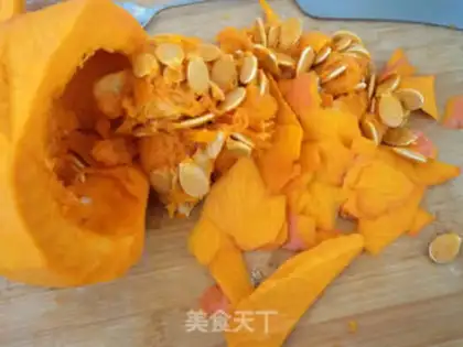 Make Chicken steamed pumpkin step 6