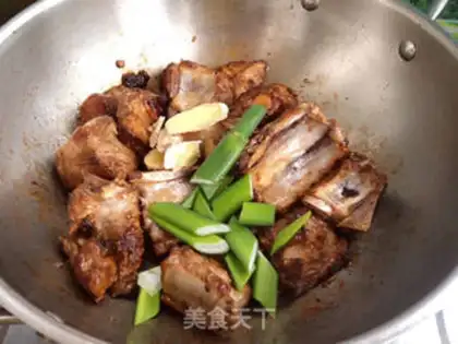 Make Monkey mushrooms burn ribs step 8