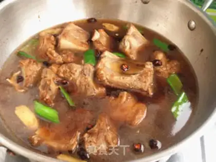 Make Monkey mushrooms burn ribs step 9