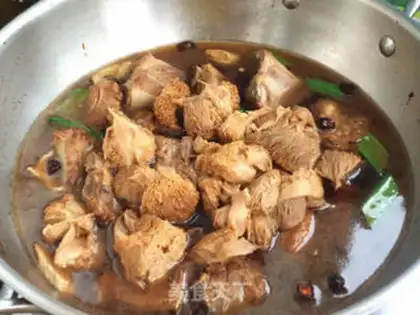 Make Monkey mushrooms burn ribs step 10
