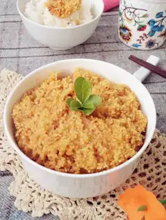 Make Chicken steamed pumpkin step 12