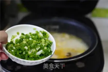 Make Fishball crab congee step 5