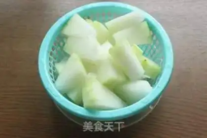 Make Red-hot melons step 1