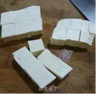 Make Creamed peppers, old tofu step 3