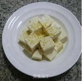 Make Creamed peppers, old tofu step 4