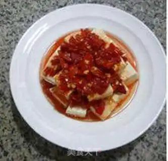 Make Creamed peppers, old tofu step 5