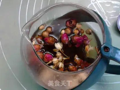 Make Three sprouts of barley tea step 4