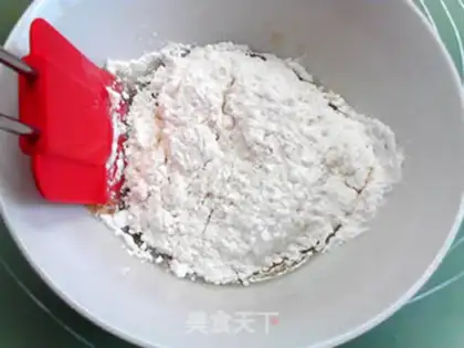 Make Milk and chestnut mooncake step 3