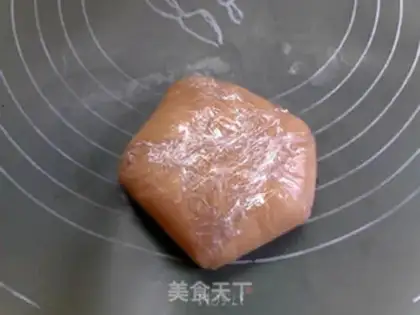 Make Milk and chestnut mooncake step 5