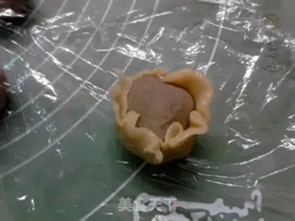 Make Milk and chestnut mooncake step 8
