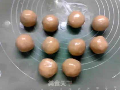 Make Milk and chestnut mooncake step 9
