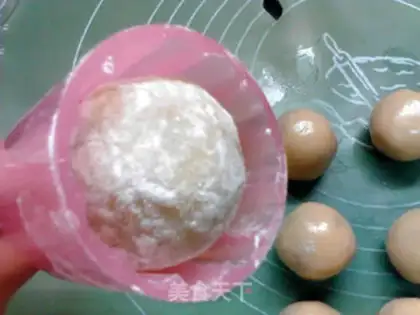 Make Milk and chestnut mooncake step 10