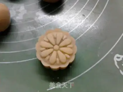 Make Milk and chestnut mooncake step 12