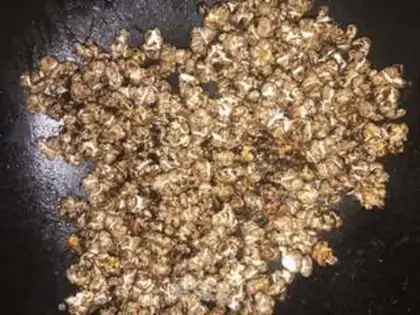 Make Chocolate popcorn step 7
