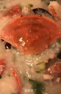 Make Seafood congee step 9