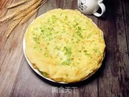 Make Porridge egg pancakes step 9