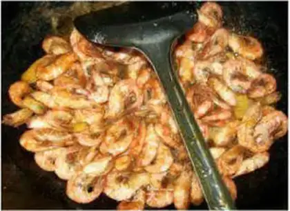 Make Red burning shrimp step 4